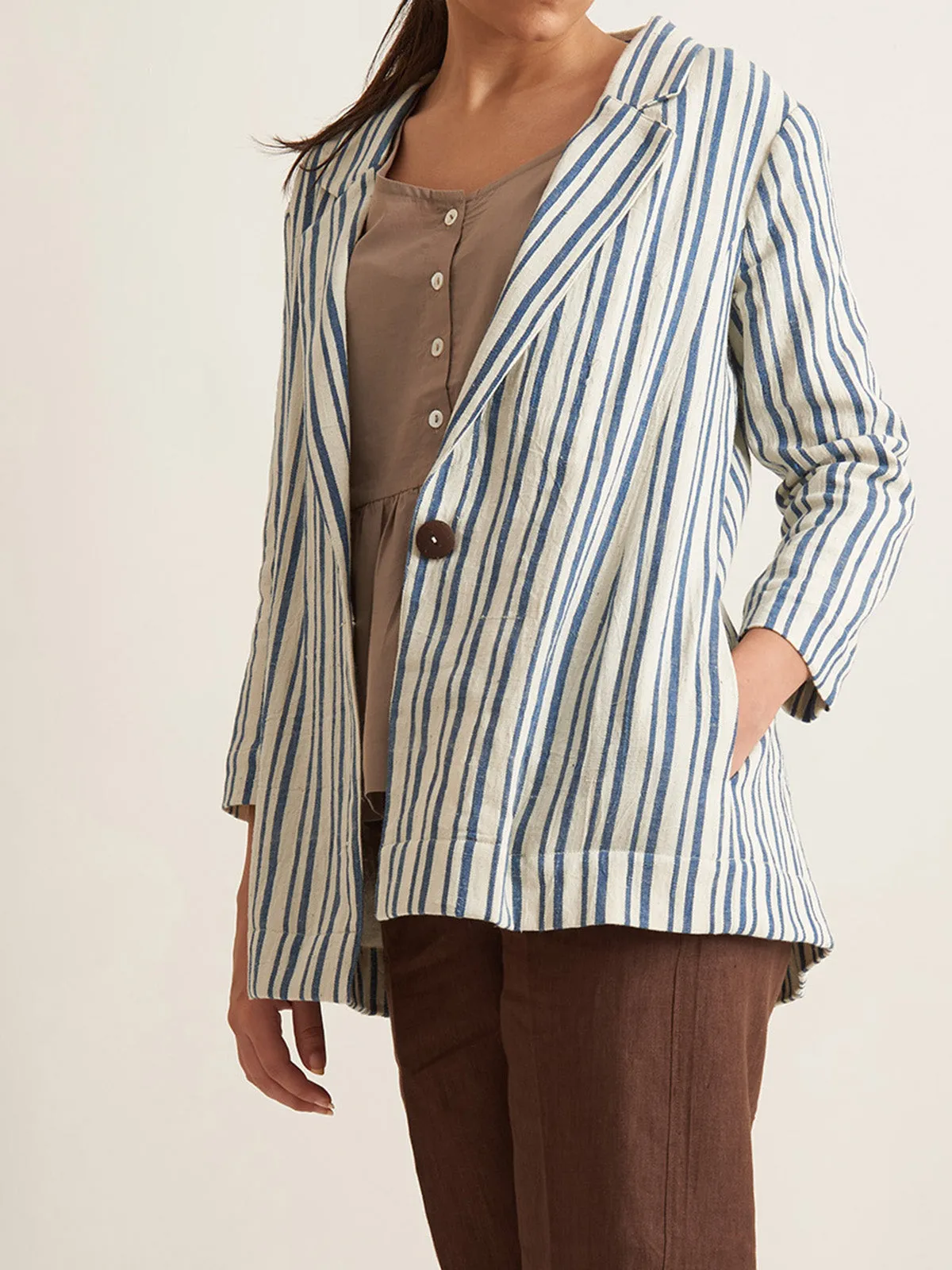 All Season Blazer-Off White