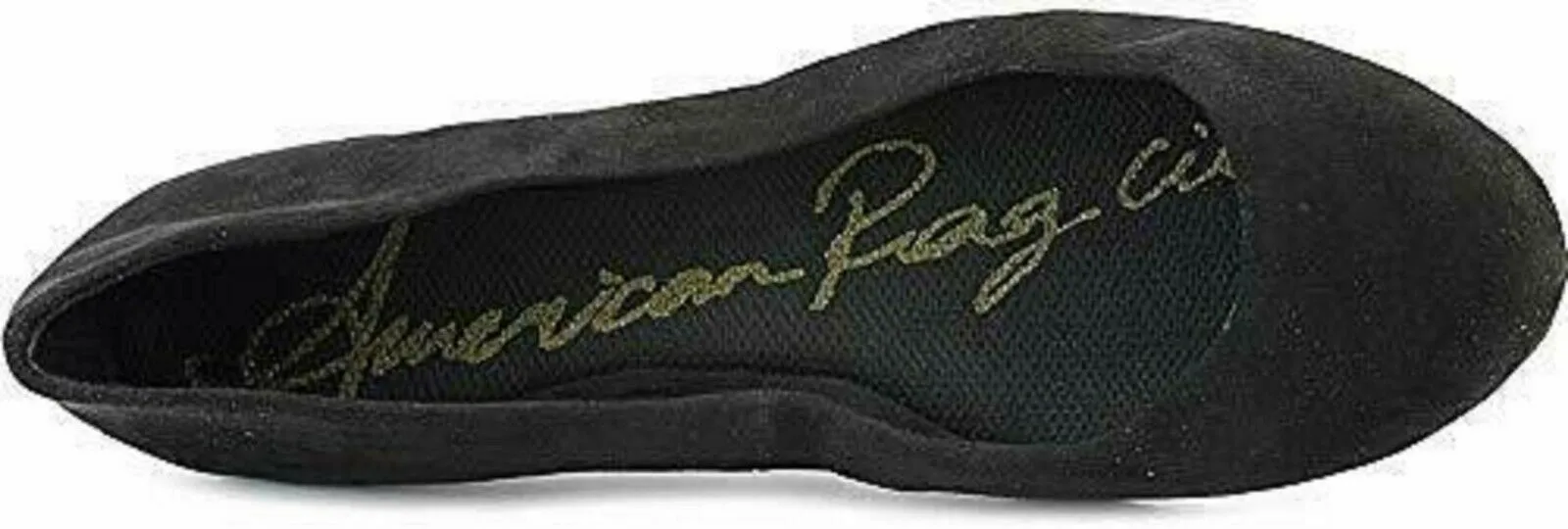 American Rag Women Ellie Fabric Closed Toe Flats Black Micro Suede Shoe US 9.5 M