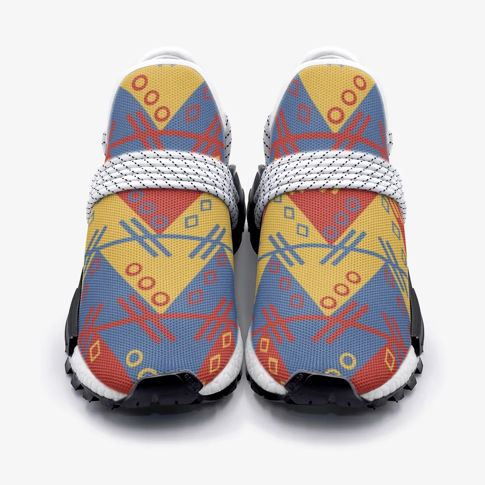 Aztec Red Gold pattern Unisex Lightweight Sneaker S-1 Boost