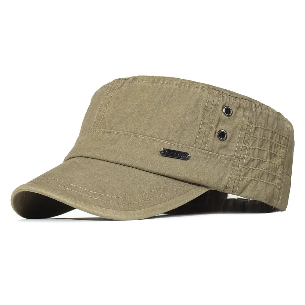 Bernard  Verwaschene Baumwoll-Armee Outdoor Sonnenhut mit Kappe