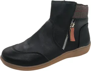 Black Winter Boots for Women Waterproof Womens Winter Snow Boots 2023 Platform Women Winter Snow Boots Padded Woman Waterproof Snow Boots Botas De Invierno Modernas Para Mujer