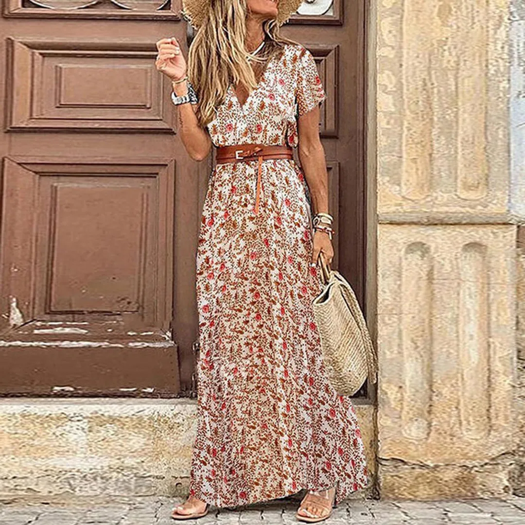 BohoChic Airy Maxi Dress  Versatile All-Season Apparel for Women