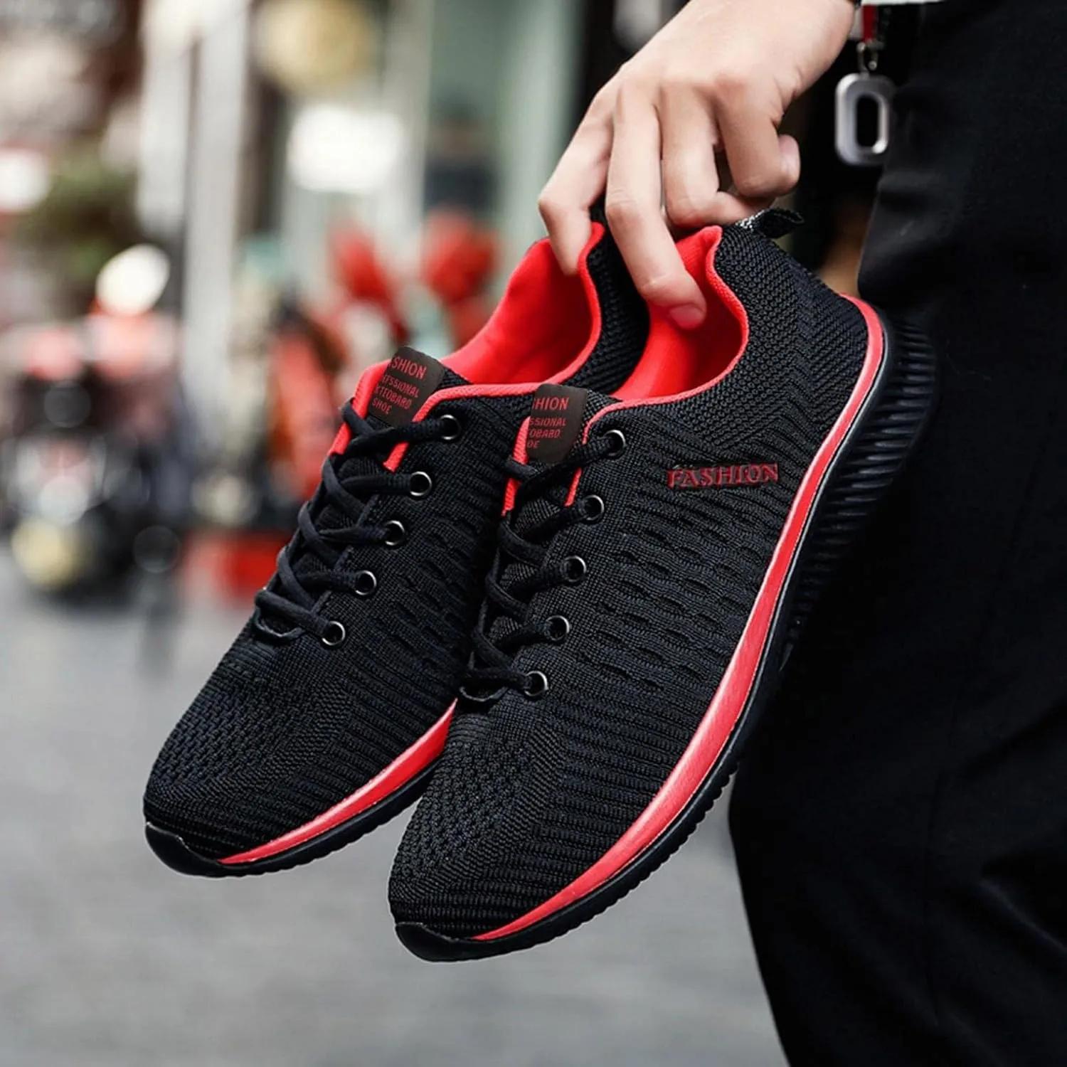 BORAMAX Sneakers Business Fashion SneakerMen's Fashion Sneakers Memory Foam Casual Shoes for Men Retro Oxford Sneaker