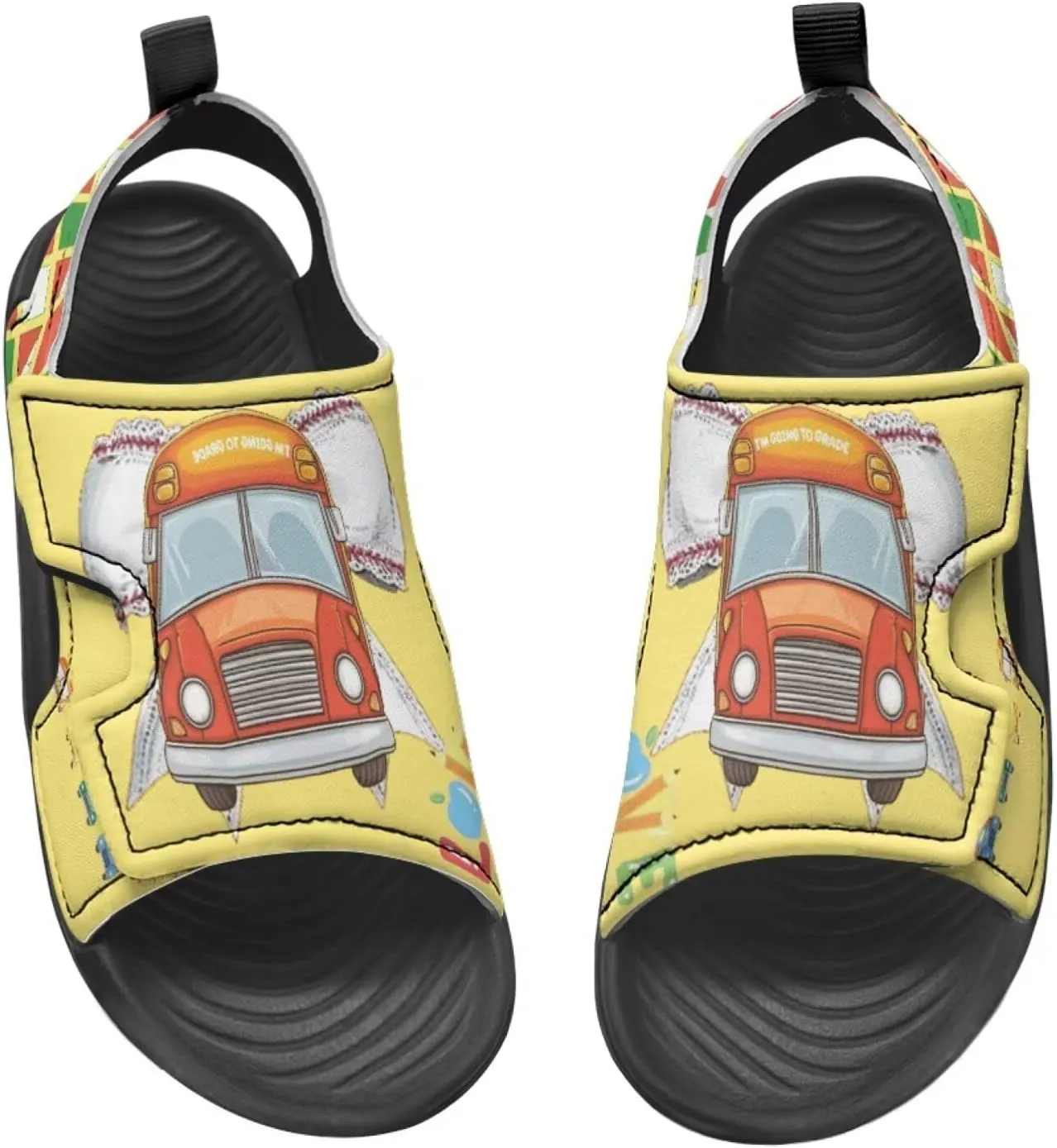 Boys Horse Galaxy Sandals Kids Open Toe Sport Athletic Sandals Adjustable Strap Summer Beach Water Shoes Lightweight