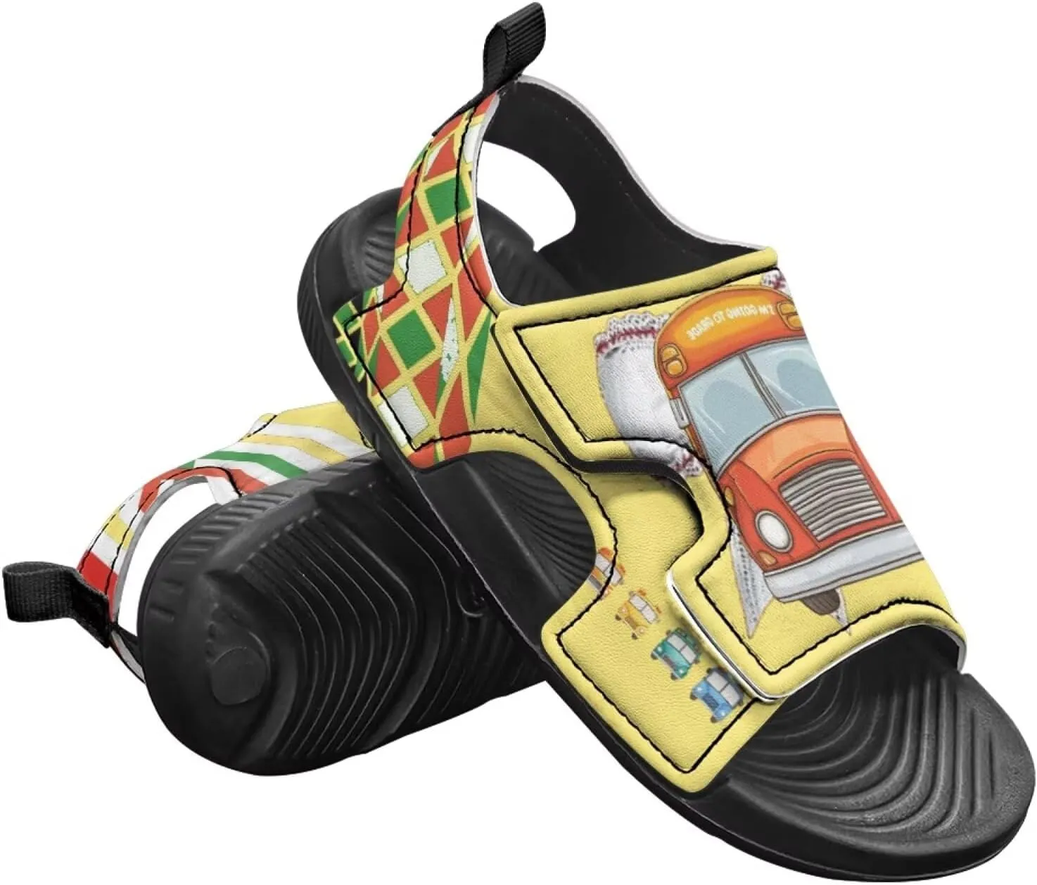Boys Horse Galaxy Sandals Kids Open Toe Sport Athletic Sandals Adjustable Strap Summer Beach Water Shoes Lightweight