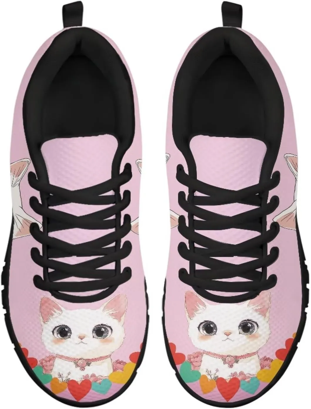 Casual Sneakers for Women Comfortable Running Shoes Lace Up Athletic Tennis Walking Footwear