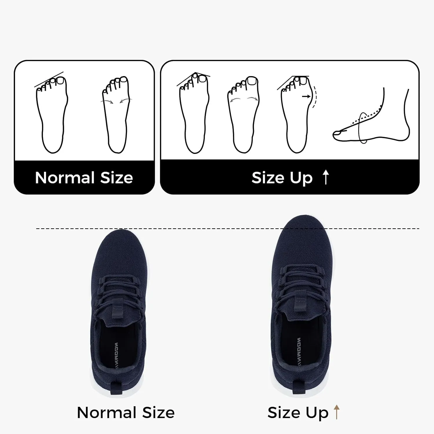 CHINMOON Women's Slip On Walking Shoes Lightweight Non Slip Running Gym Shoes Breathable Fashion Sneakers