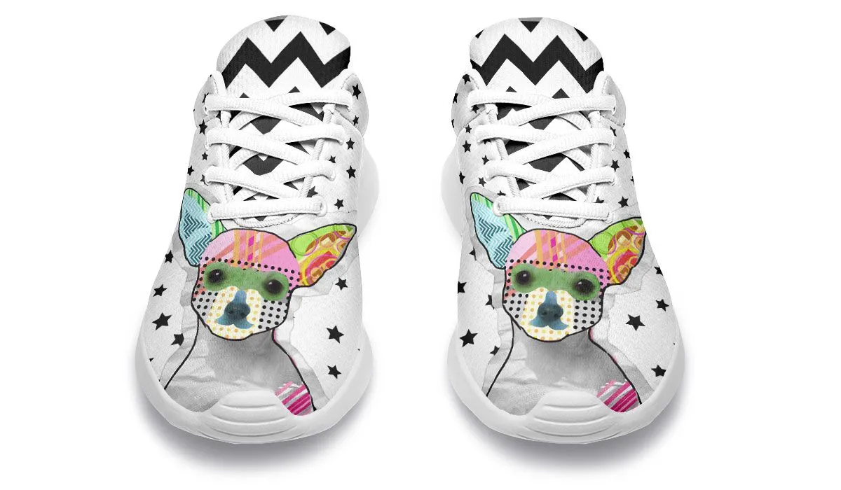 Collage Pup Chihuahua Sneakers