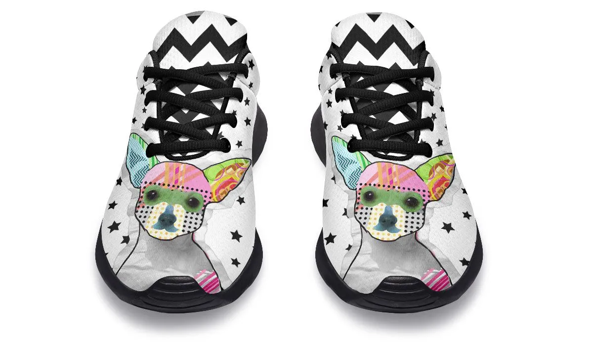 Collage Pup Chihuahua Sneakers