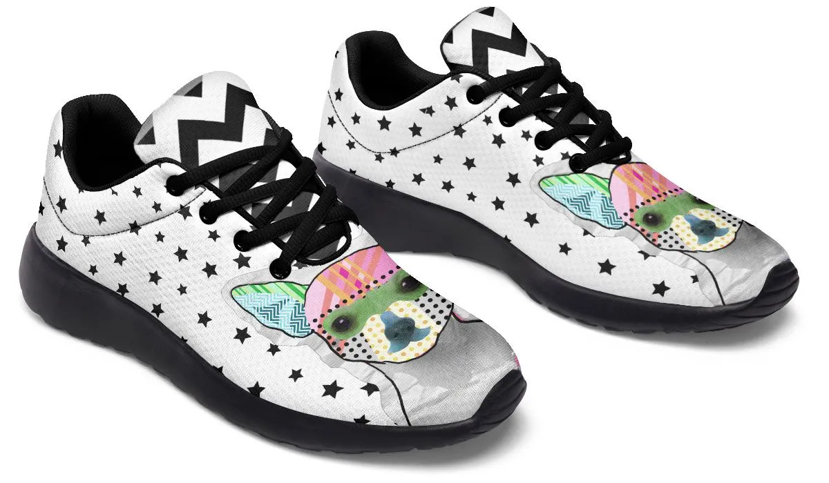 Collage Pup Chihuahua Sneakers