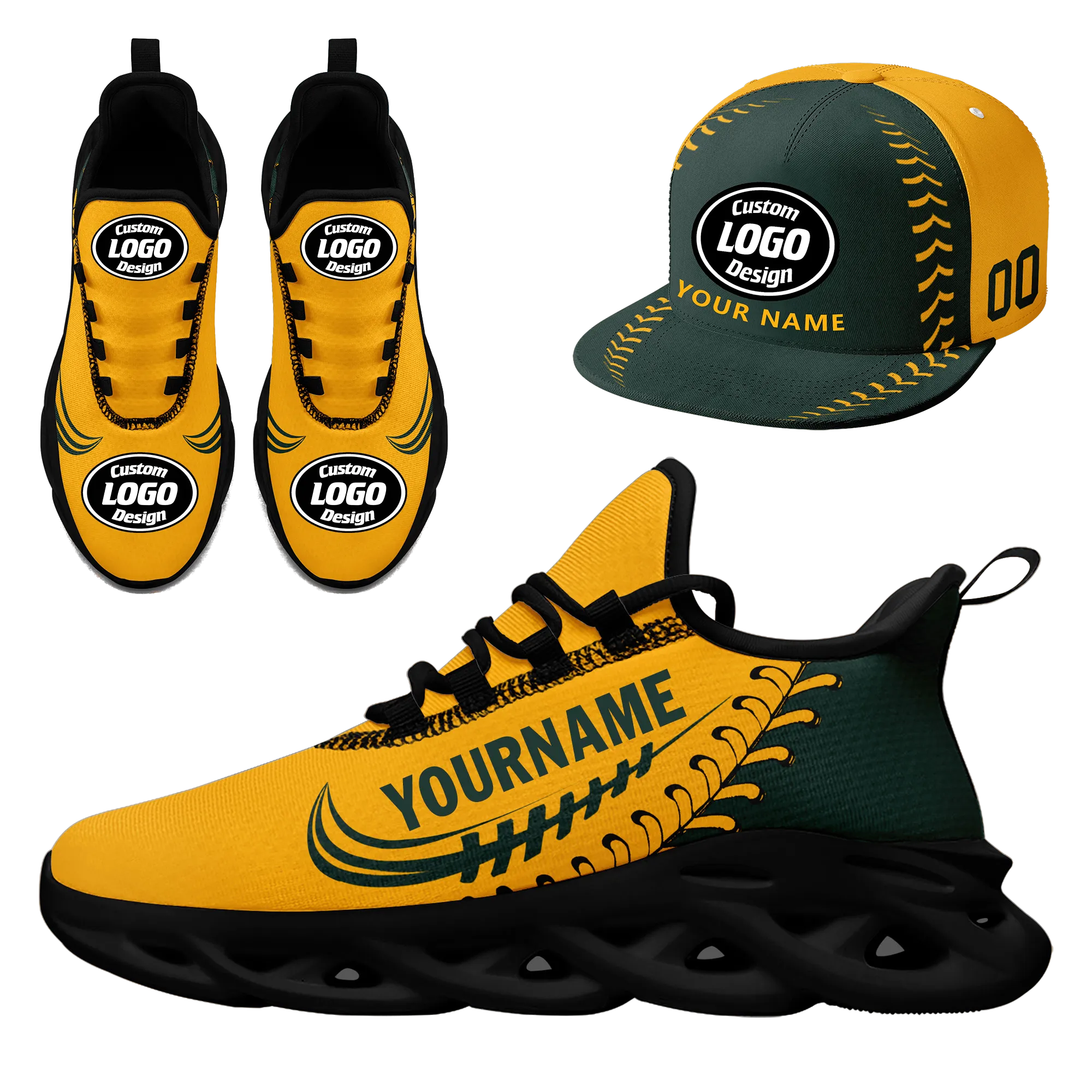 Corporate Gifts,Custom MaxSoul Shoes and Hat Combo Personalized JH-bd0b00ea-c