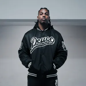 Deuce Varsity Jacket | Black