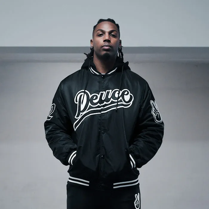 Deuce Varsity Jacket | Black