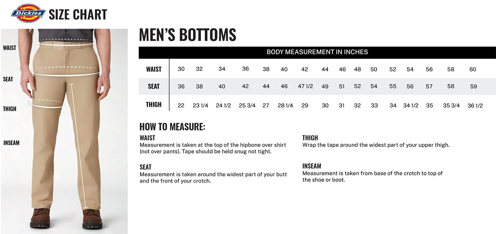 Dickies mens Regular Straight Stretch Twill Cargo work utility pants, Black, 30W x 32L US