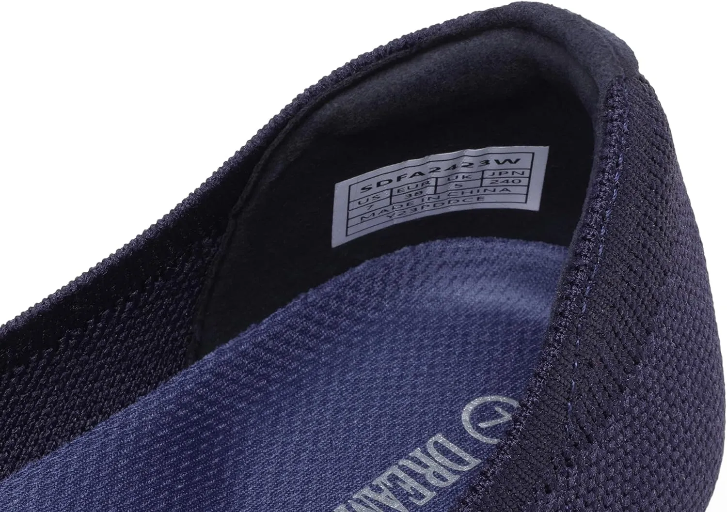 DREAM PAIRS Ballet Flats Shoes for Women, Foldable Knit Women's Flats with Arch Support, Comfortable Shoes for Women Dressy Casual Work Office