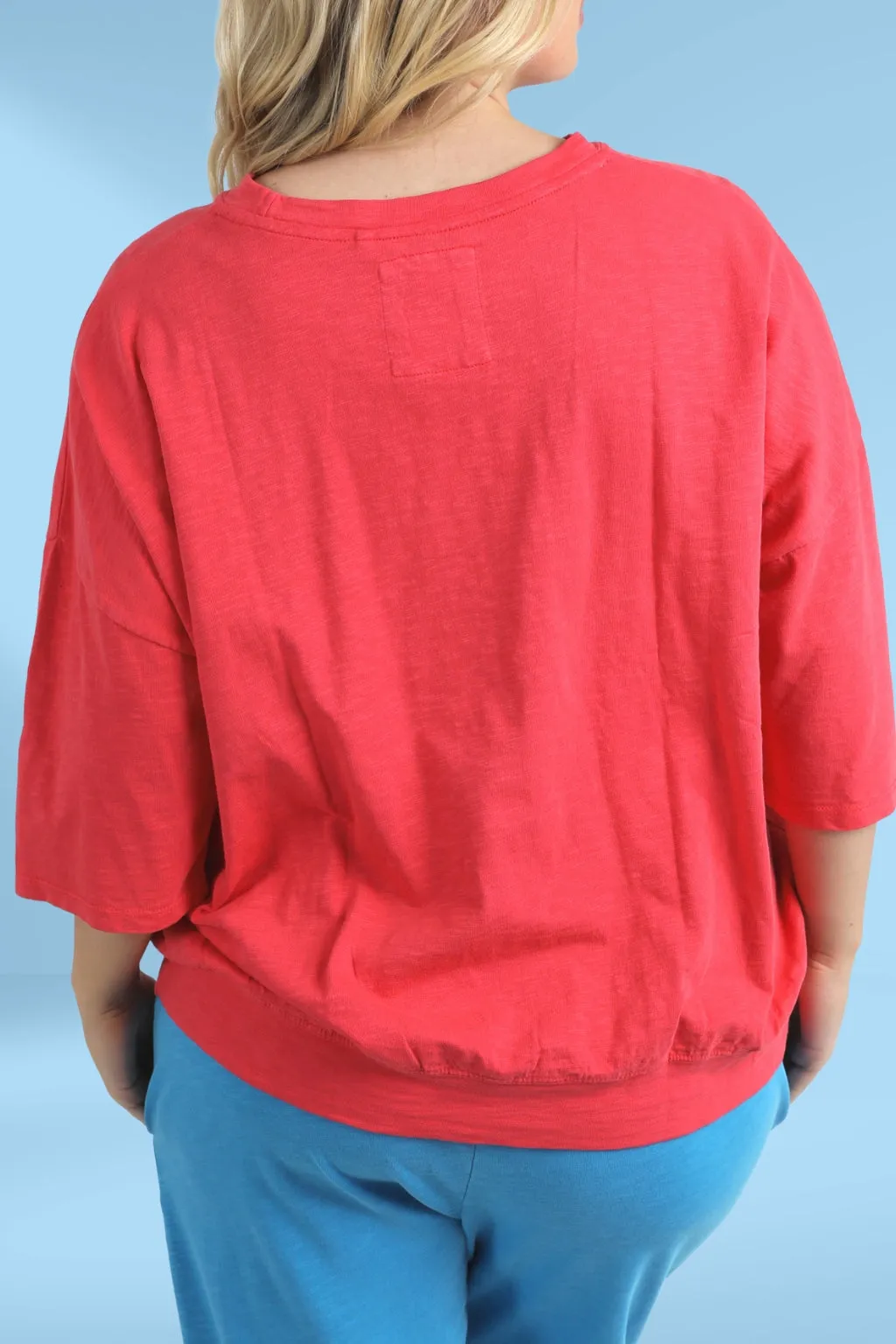Elm Maizie Sweat Bittersweet Red