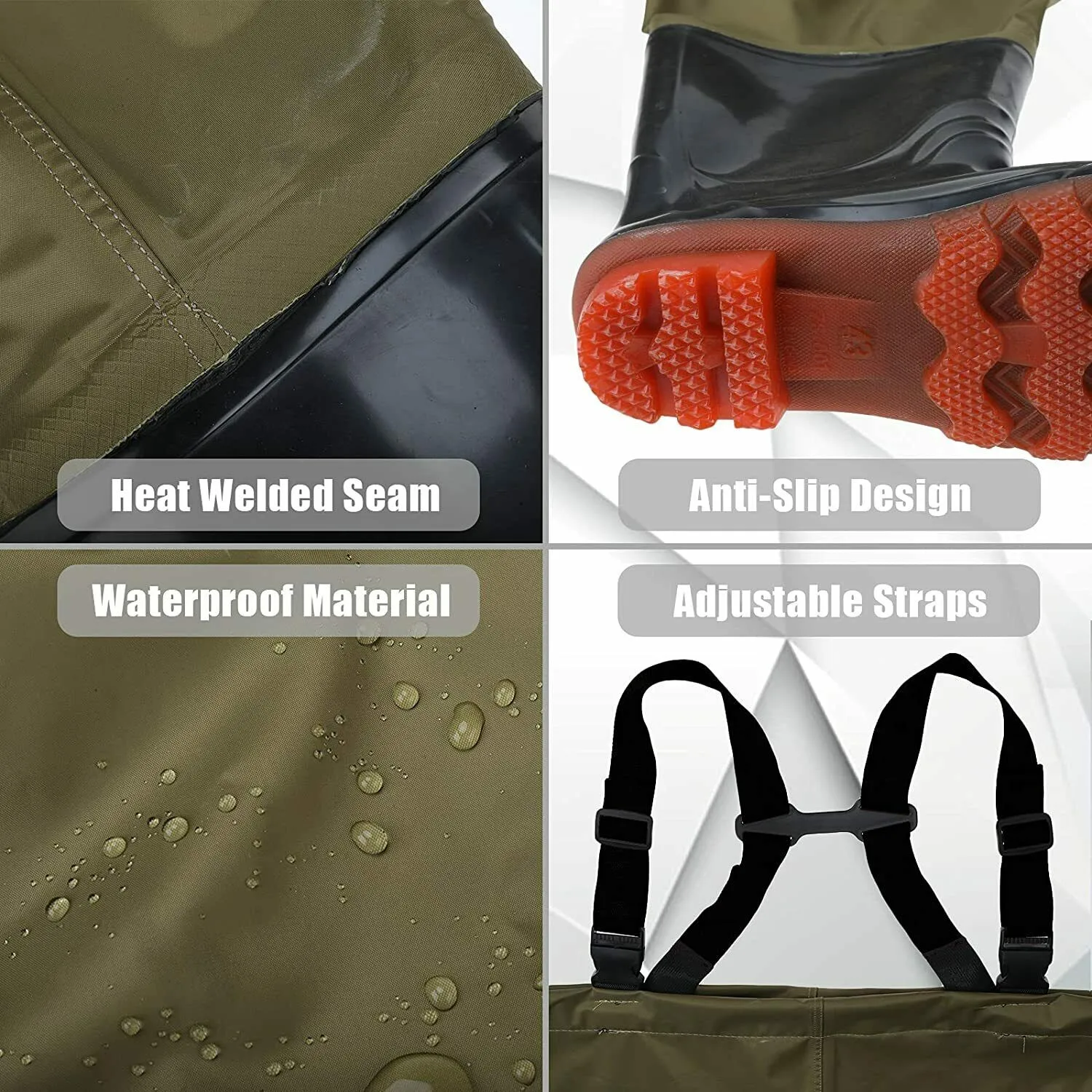 Fishing Waders Neoprene Chest Belt Waterproof Fishing Waders With Boots Safer Pro Fishing
