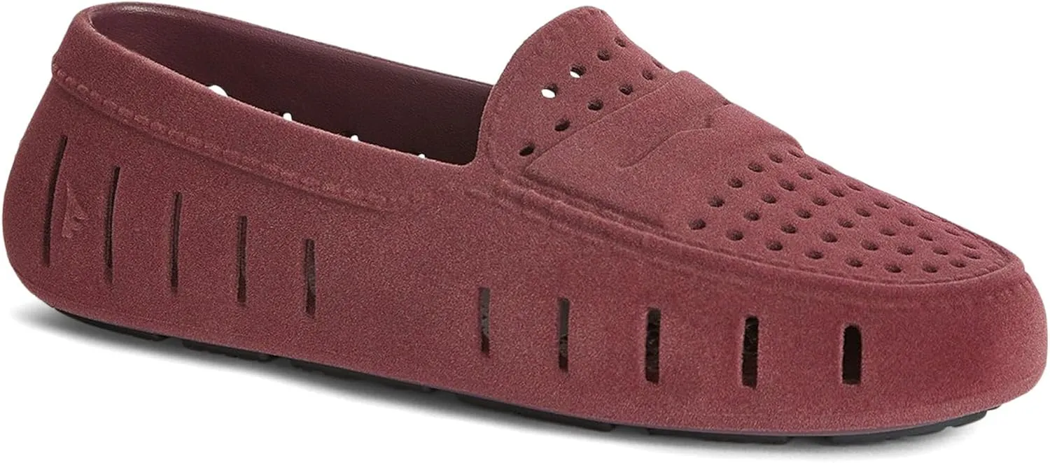 Floafers Women's Posh Driver Faux Suede Boat Shoe