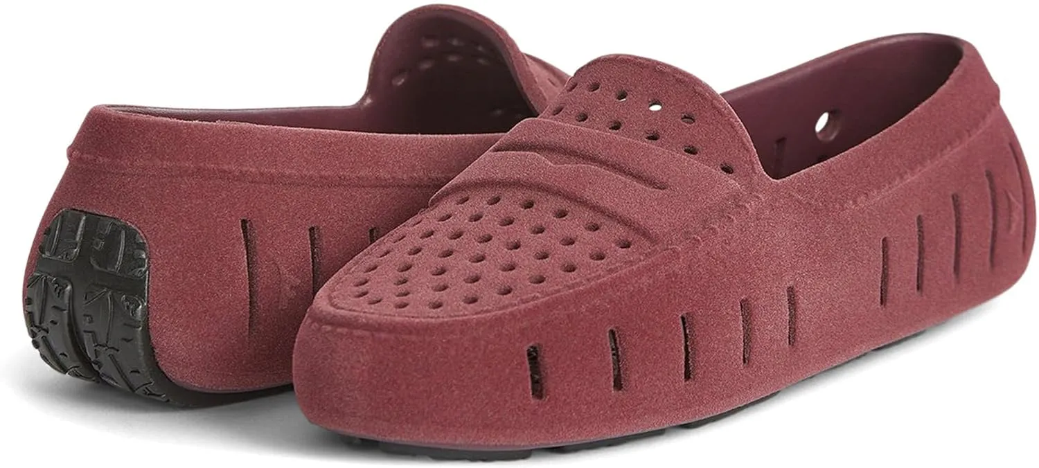 Floafers Women's Posh Driver Faux Suede Boat Shoe