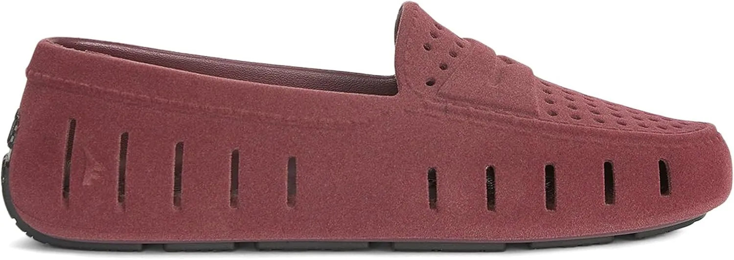 Floafers Women's Posh Driver Faux Suede Boat Shoe