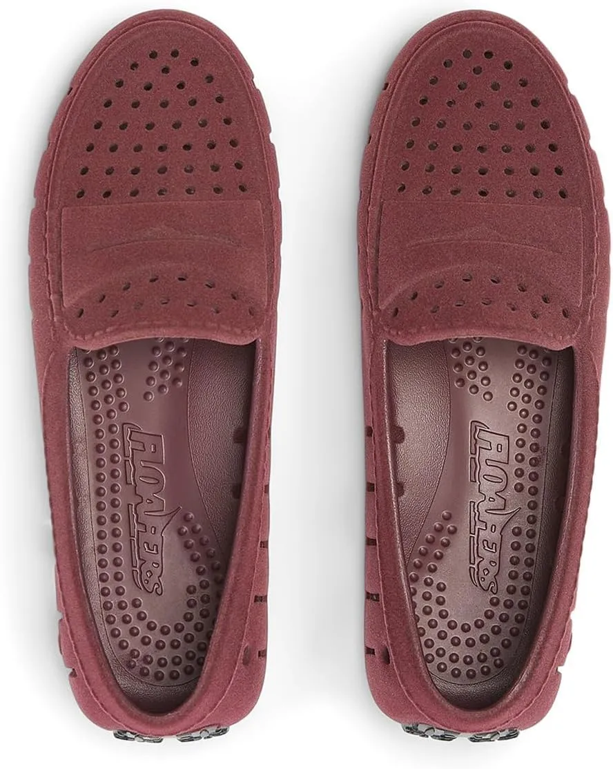 Floafers Women's Posh Driver Faux Suede Boat Shoe