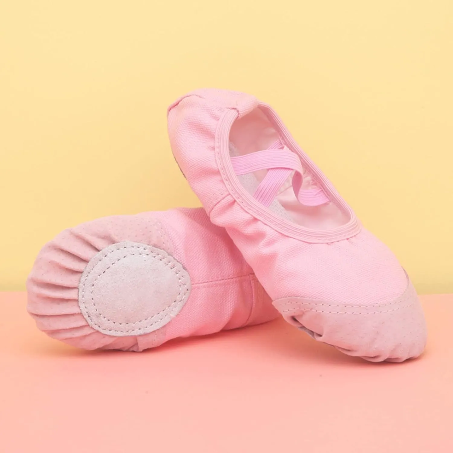 Girls Pi??k Ballet Shoes Toddler Canvas Ballet Slippers Dance Shoes for Boys/Little Kid/Big Kid Ballet Shoes for Girls