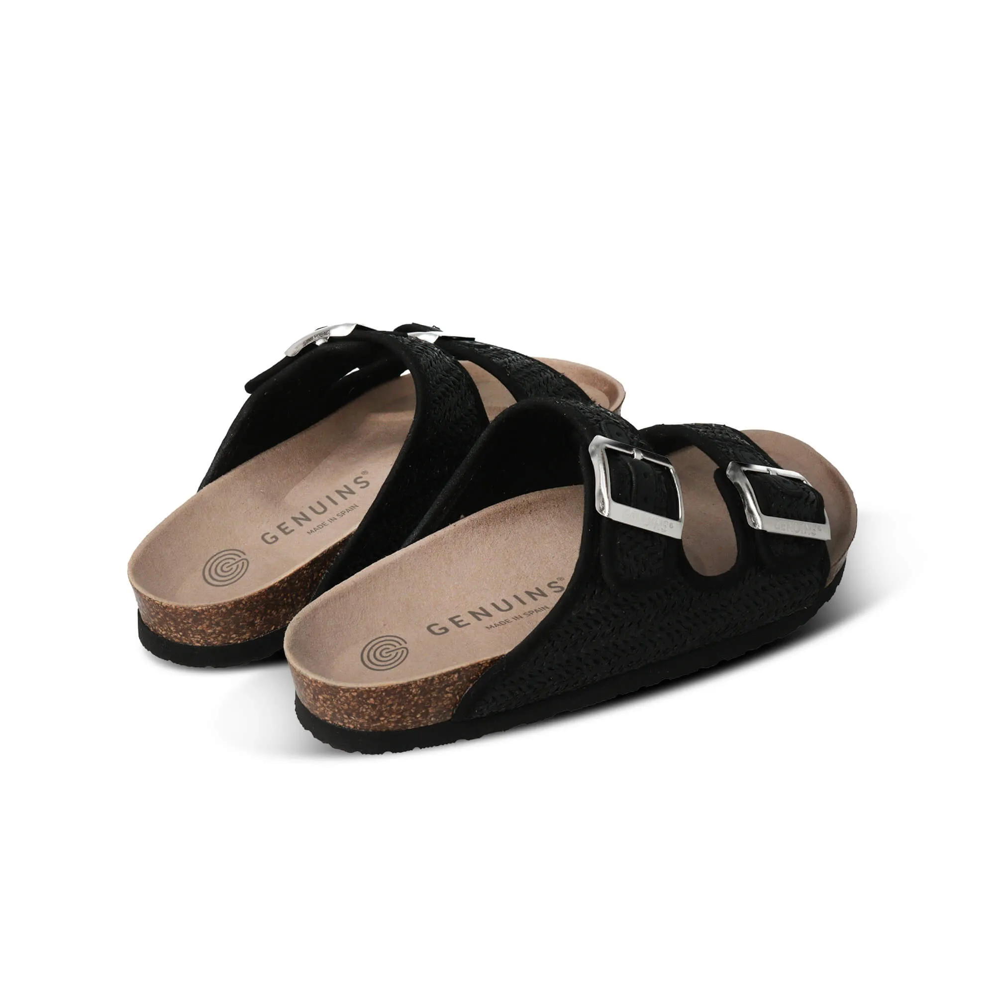 Hawaii Black Raffia Sandals