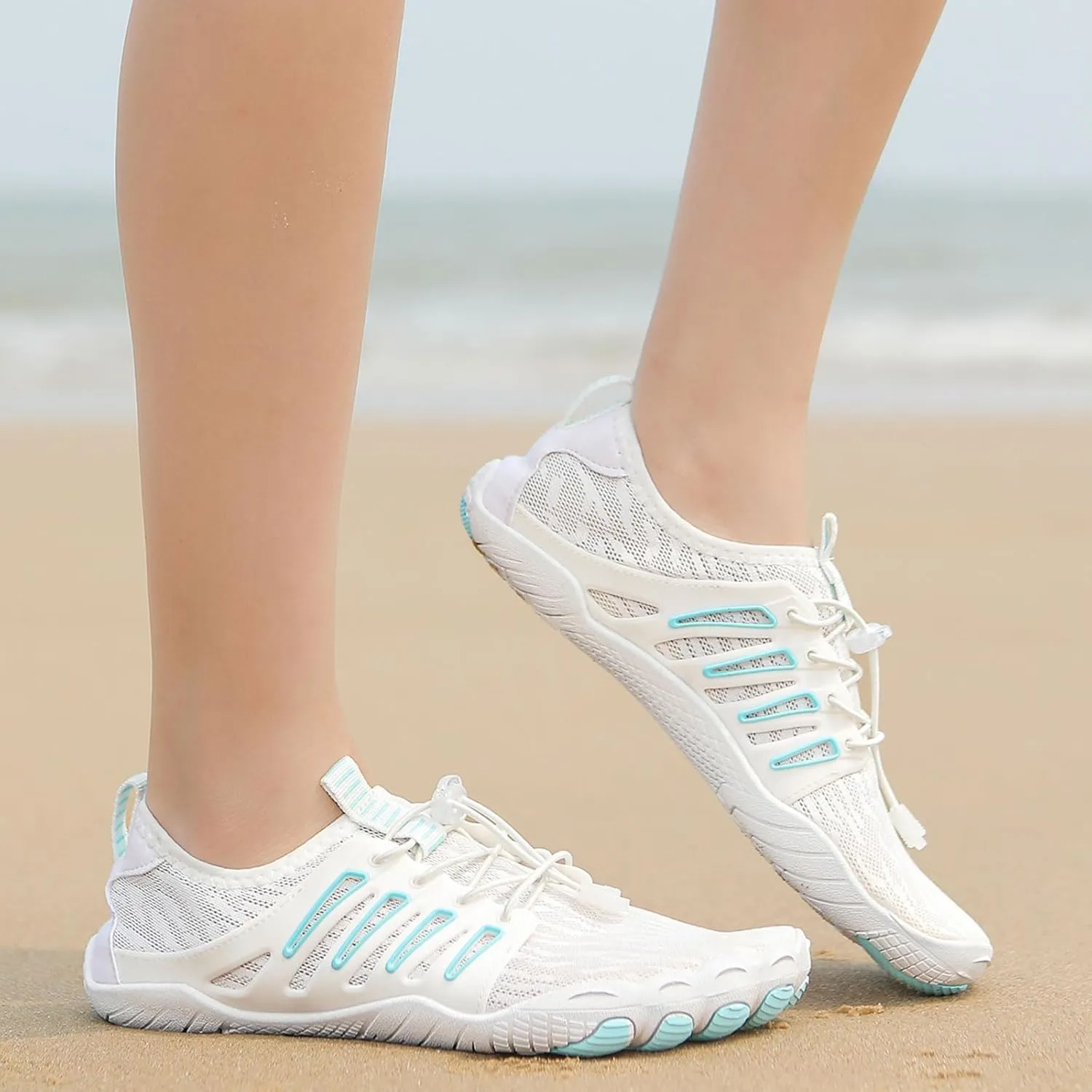 Hiking Footwear Barefoot Shoes for Women Men, Pro Water with Wide Toe Box, Non Slip Breathable Zero Drop Hiking, Walking, Beach, Grounded Comfort Wear Neuropathy Shoes, Travel Outdoor Activities