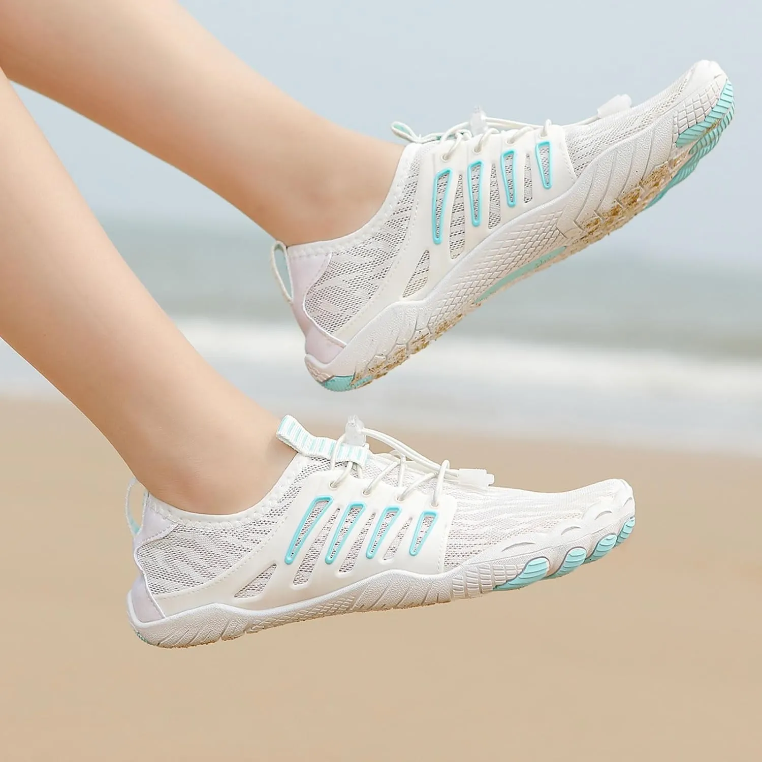 Hiking Footwear Barefoot Shoes for Women Men, Pro Water with Wide Toe Box, Non Slip Breathable Zero Drop Hiking, Walking, Beach, Grounded Comfort Wear Neuropathy Shoes, Travel Outdoor Activities