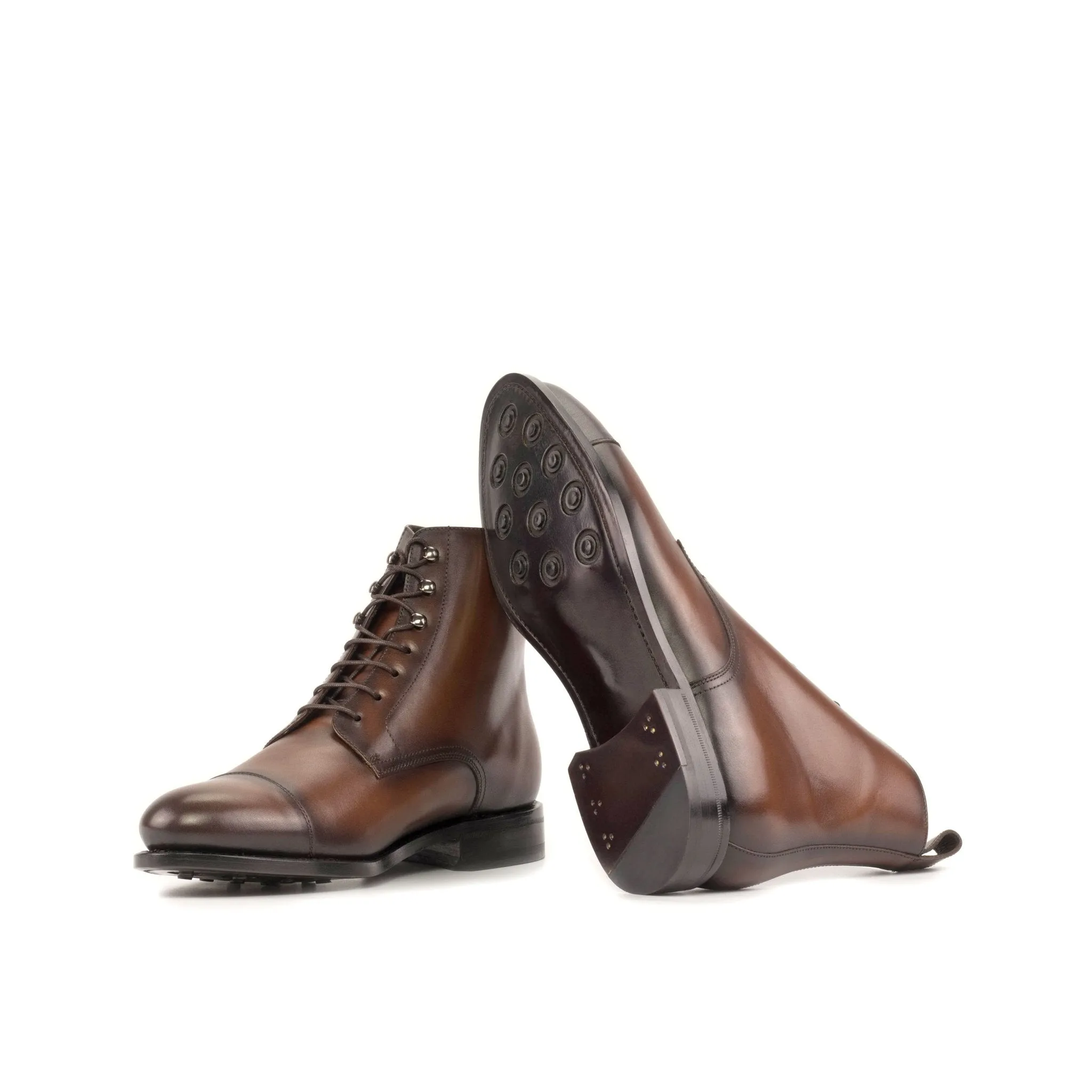 Jumper Boot in Medium Brown Box Calf