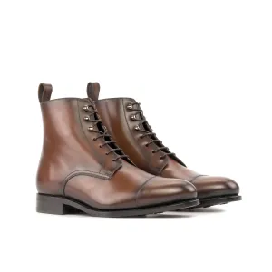 Jumper Boot in Medium Brown Box Calf