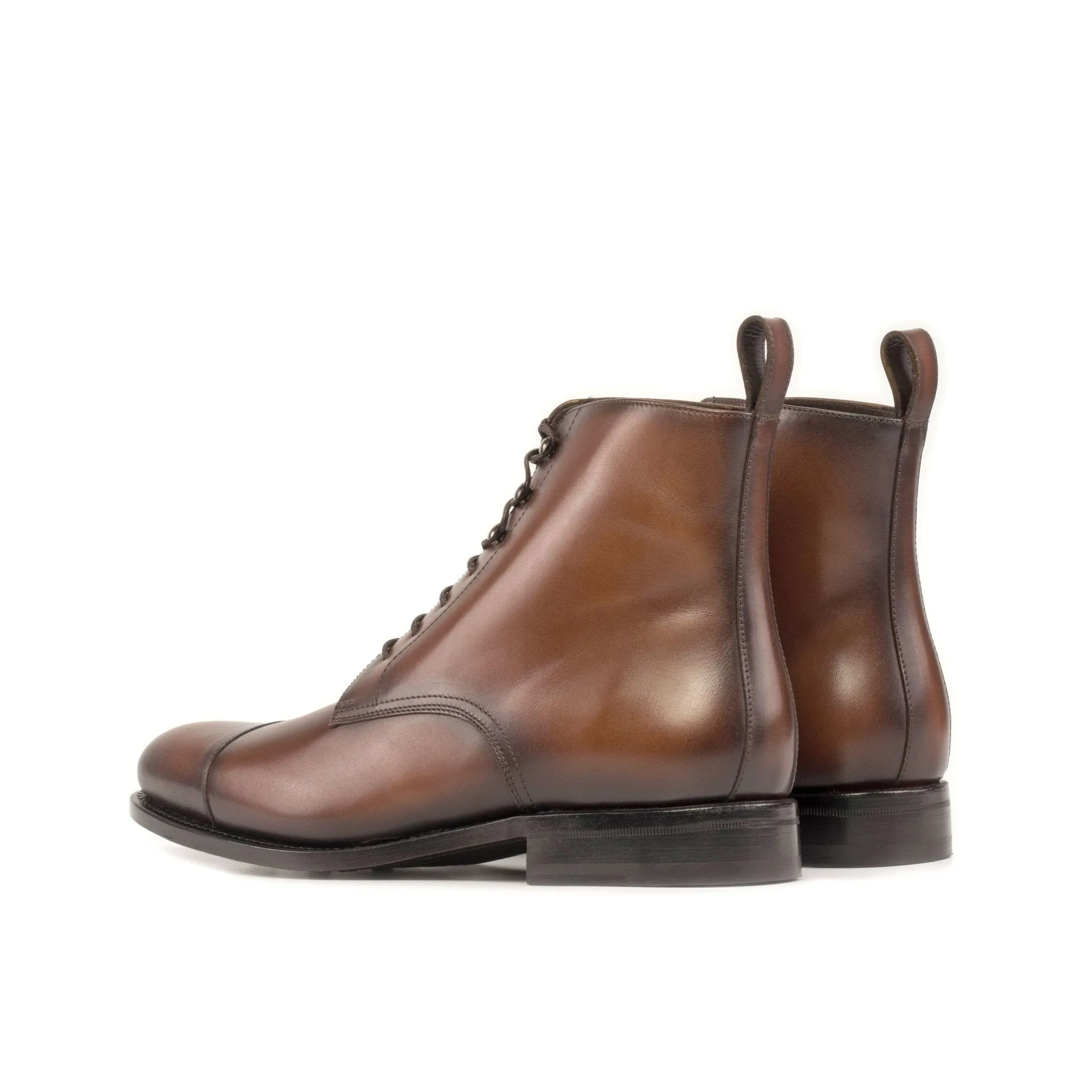 Jumper Boot in Medium Brown Box Calf