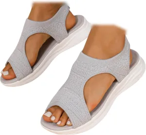 Ladmiple Sandals Women Comfortable Cute Orthopedic Sandals Arch Support Orthotic Flip Flops Dressy Summer Walking Beach Shoes