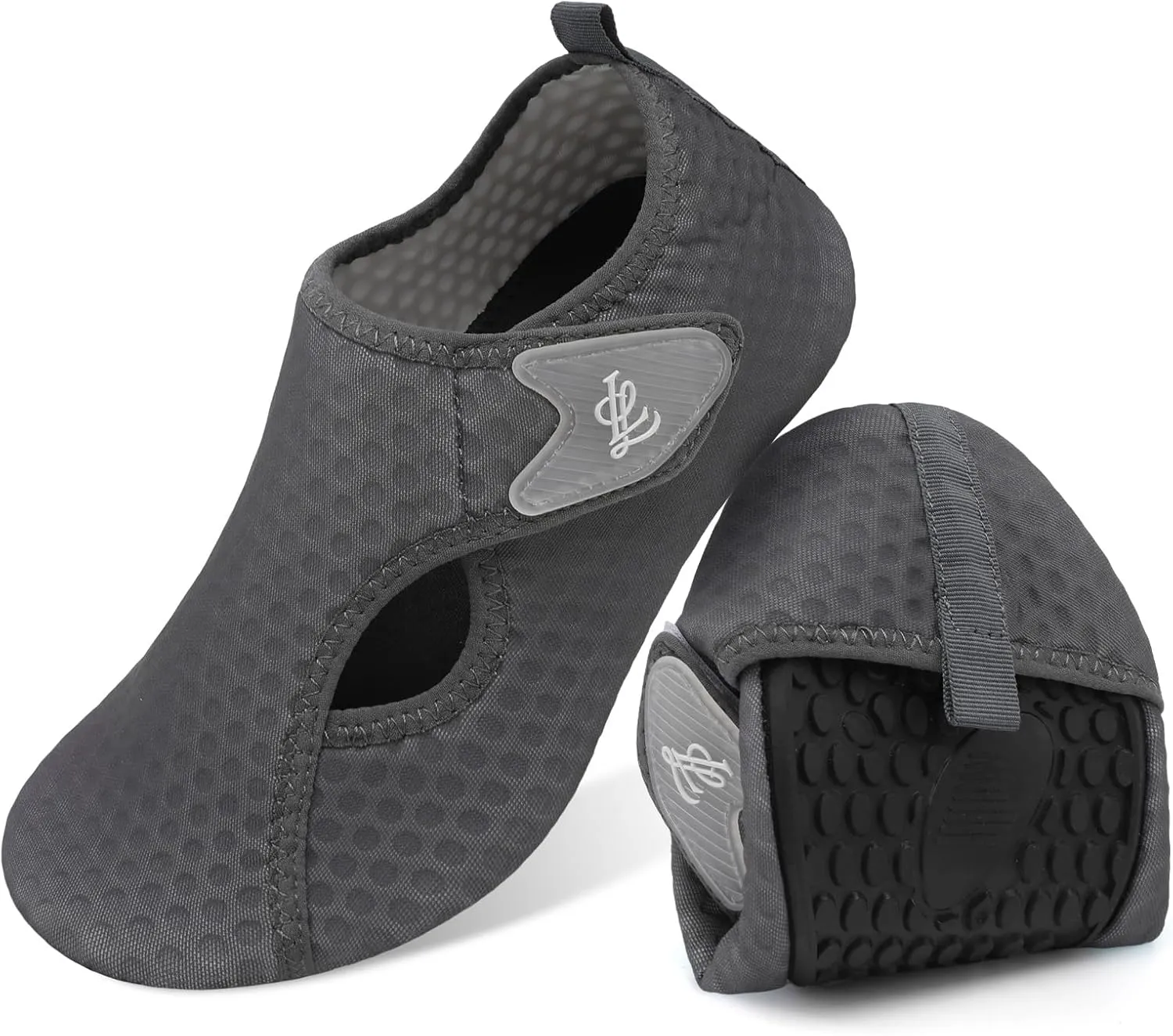 LeIsfIt Water Shoes for Women Men Wide Swim Beach Barefoot Shoes Quick Dry Aqua Socks for Pool Diving Boating River Yoga Lake Surf