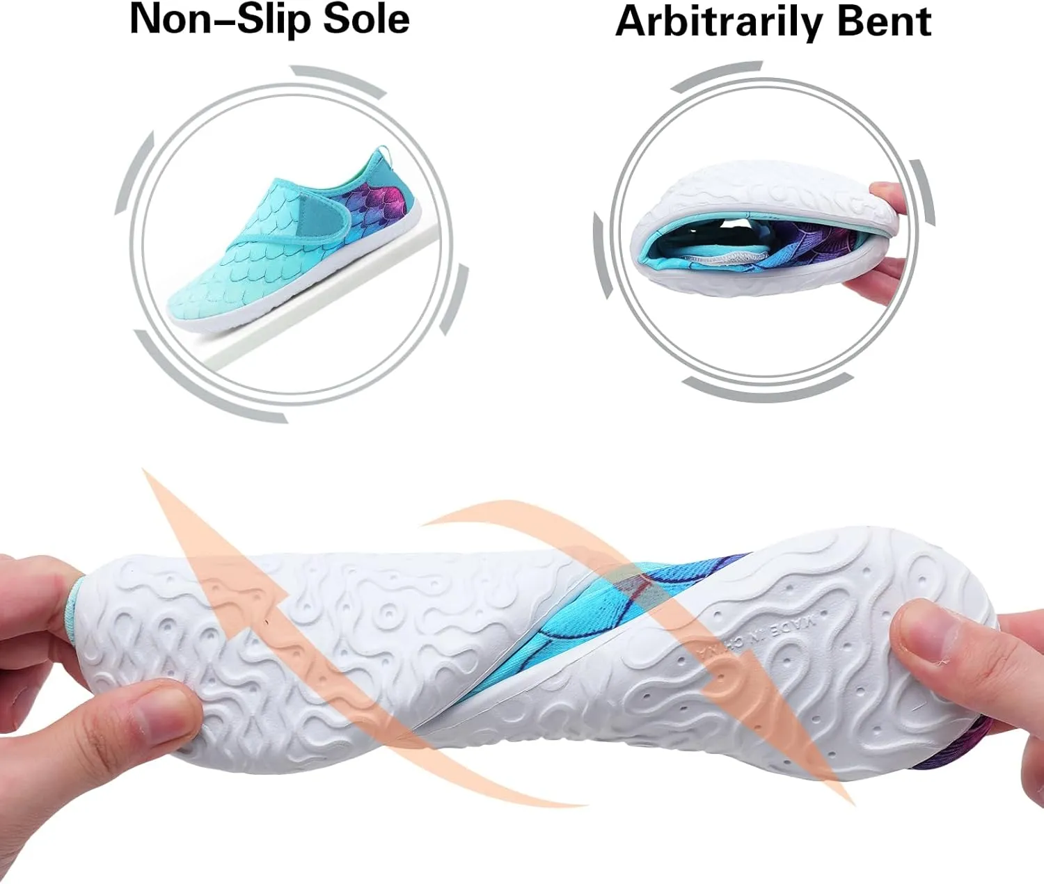 Lisdwde Women Men Water Shoes Quick Dry Breathable Aqua Sock Shoe for Summer Pool Swimming Beach Diving Walking