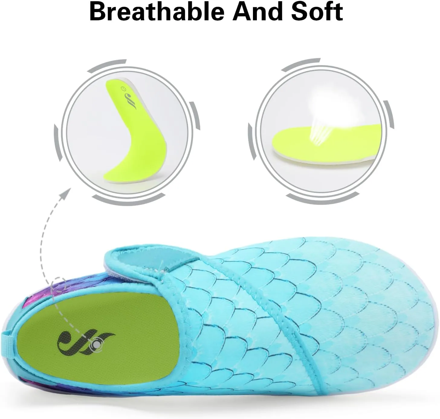 Lisdwde Women Men Water Shoes Quick Dry Breathable Aqua Sock Shoe for Summer Pool Swimming Beach Diving Walking