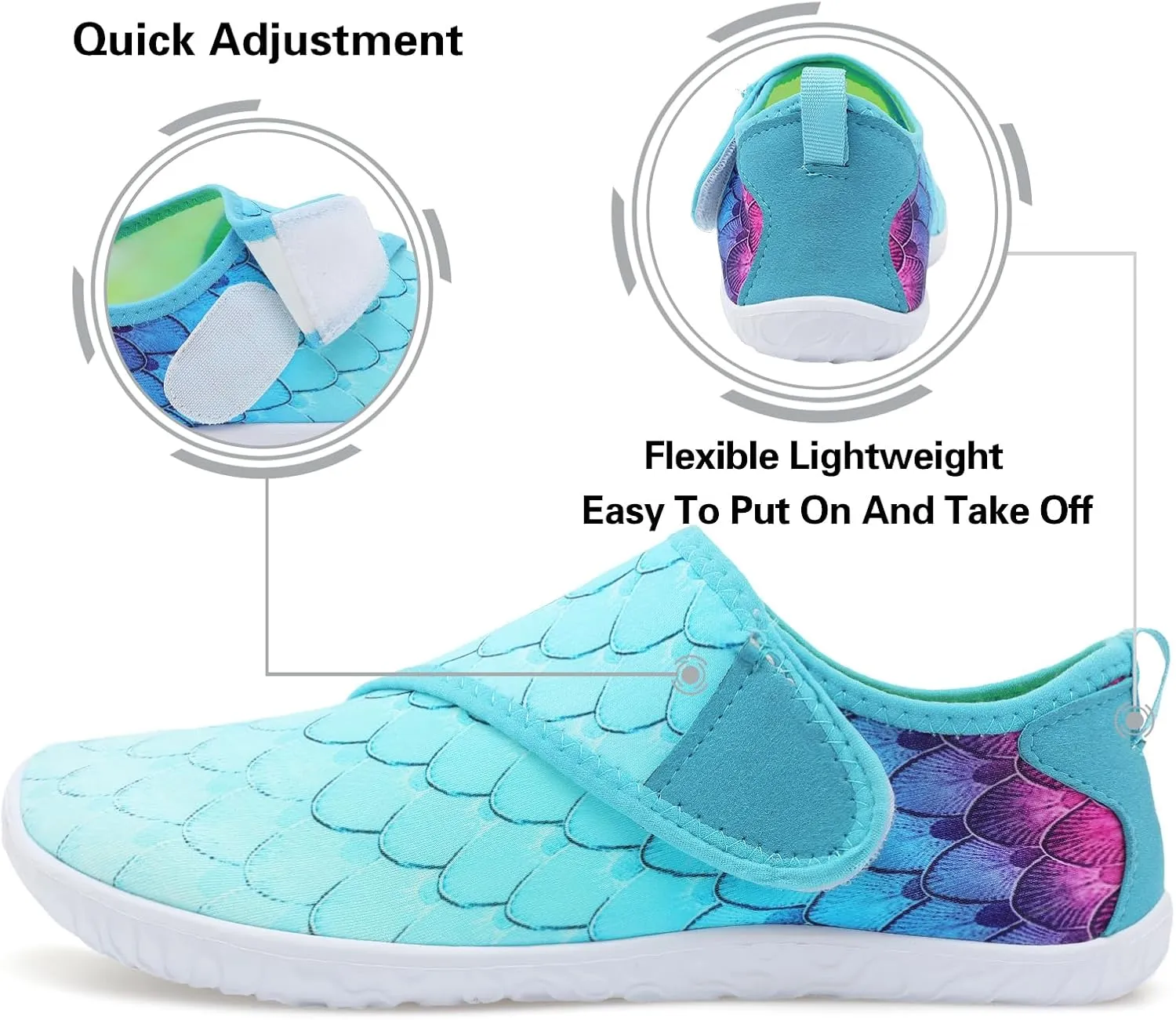 Lisdwde Women Men Water Shoes Quick Dry Breathable Aqua Sock Shoe for Summer Pool Swimming Beach Diving Walking