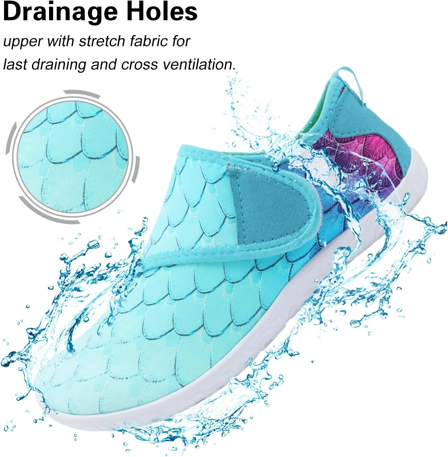 Lisdwde Women Men Water Shoes Quick Dry Breathable Aqua Sock Shoe for Summer Pool Swimming Beach Diving Walking