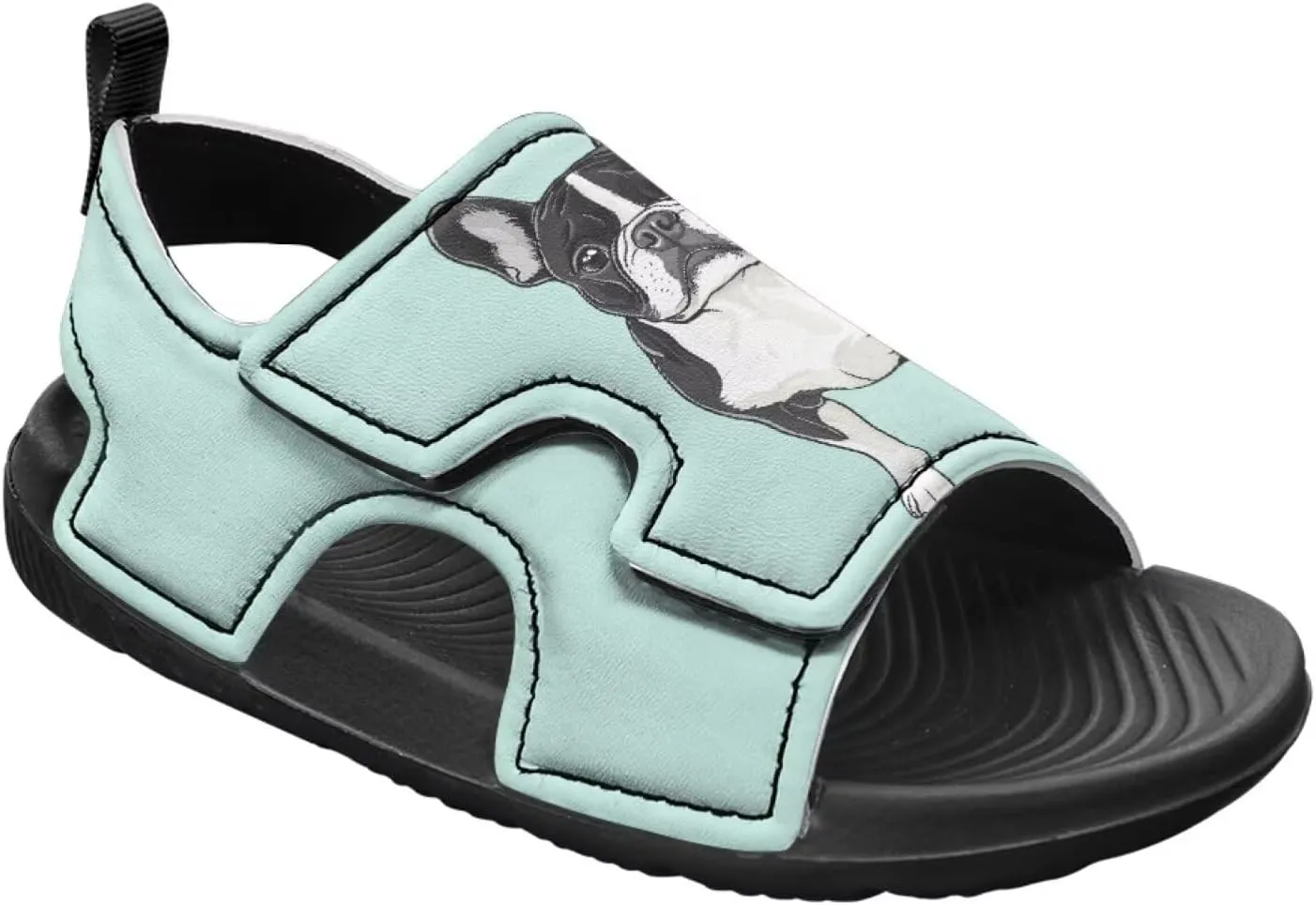 Little Kids Open Toe Summer Outtdoor Sport Sandals Art Cat and Puppy Water Shoes Lightweight Hiking Sandals