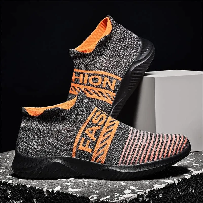 LLTMALL Non-Slip Sock Walking Sneakers Lightweight Knit Athletic Casual Slip-on Shoes for Women