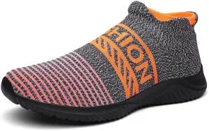 LLTMALL Non-Slip Sock Walking Sneakers Lightweight Knit Athletic Casual Slip-on Shoes for Women