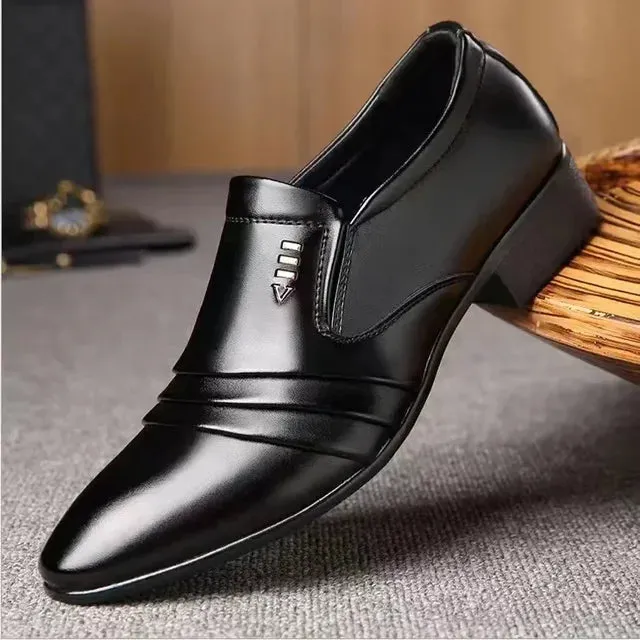 Luxury Mens Patent Leather Oxford Dress Shoes