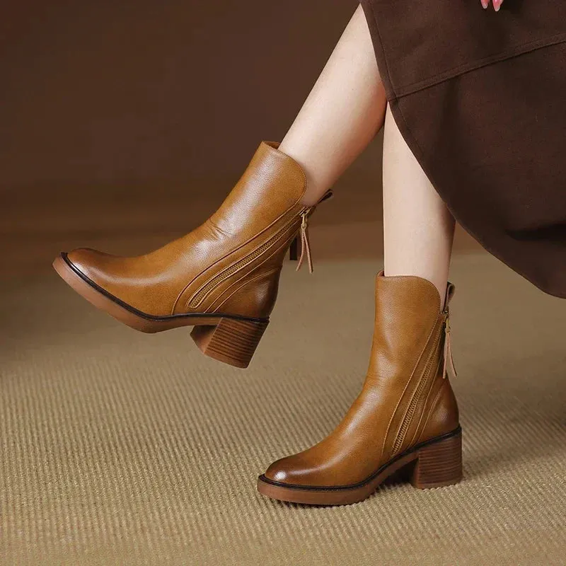 Mary-Jane | Leather Pumps