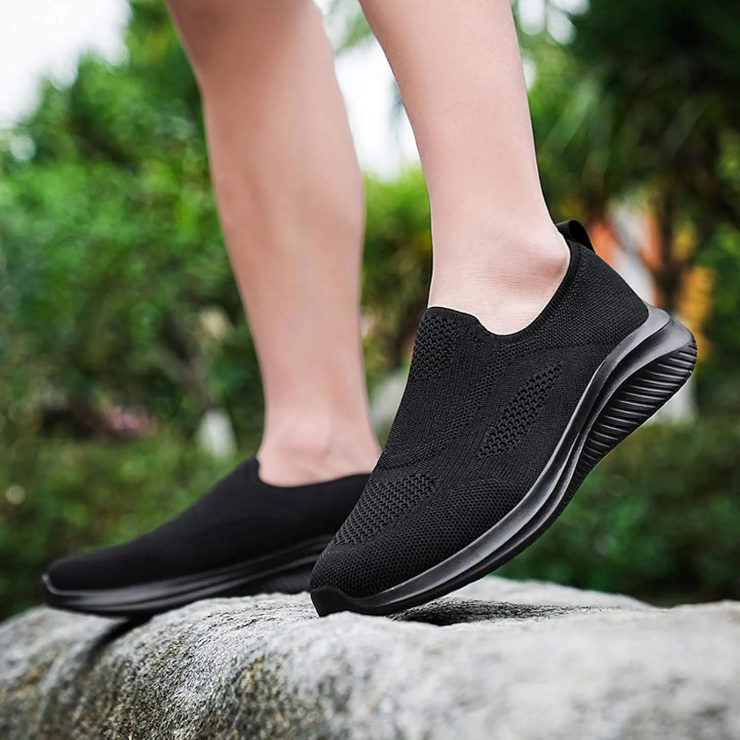 Men's Fashion Sneakers Men's Shoes Slip on Shoe for Men Walking Shoe for Men Comfortable Running Trail Sneaker