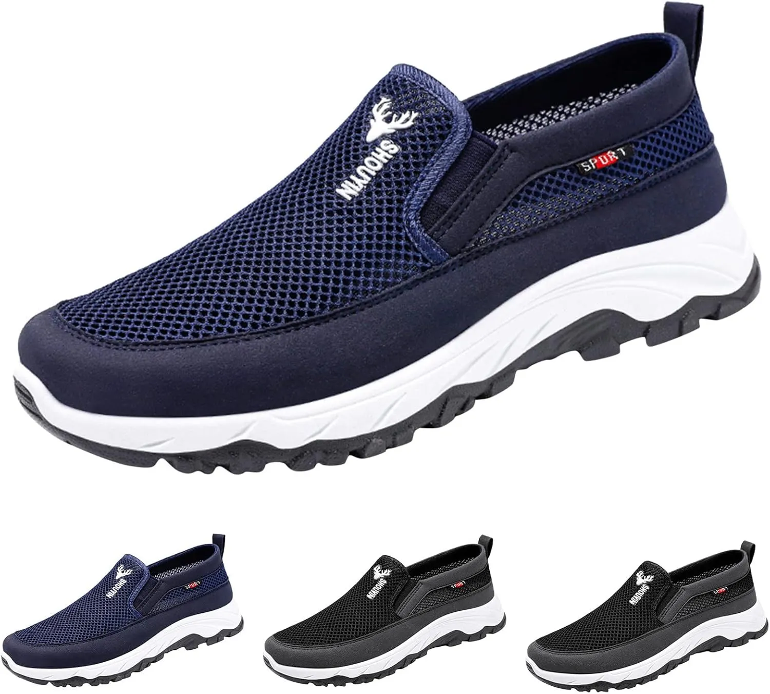 Mens Slip on Shoes Mens Athletic Shoes Walking Shoe for Men Sneaker for Men Casual Athletic Gym Sneaker