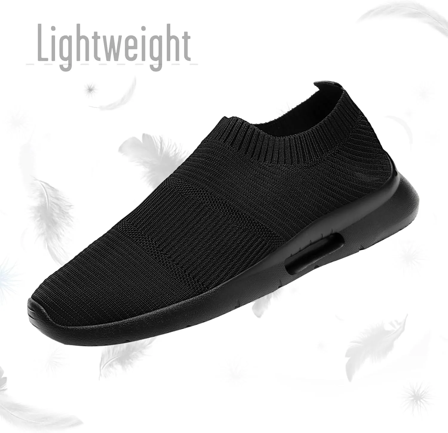 Mens Womens Slip On Shoes Unisex Walking Sneakers Running Workout Gym Tennis Lightweight Casual Laceless Shoes