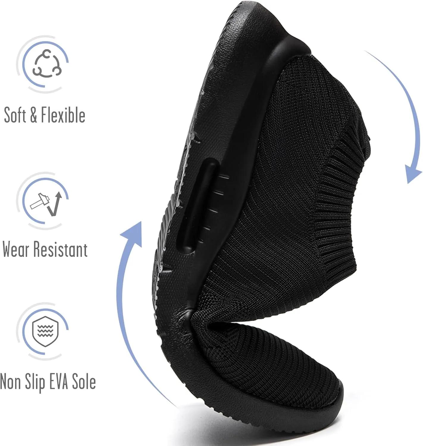 Mens Womens Slip On Shoes Unisex Walking Sneakers Running Workout Gym Tennis Lightweight Casual Laceless Shoes