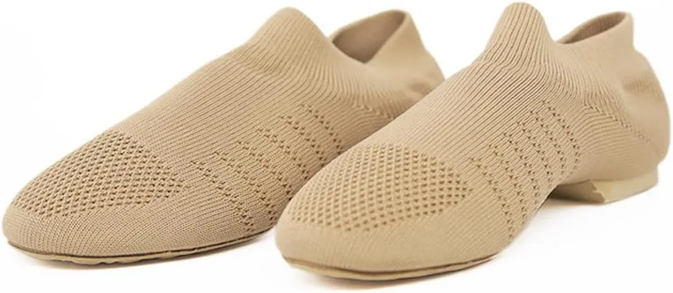 Mesh Cloth Dance Soft Jazz Shoes Dancing Footwear Belly Contemporary Gym Indoor Ballet Leisure Sports Women Child Adult(39)