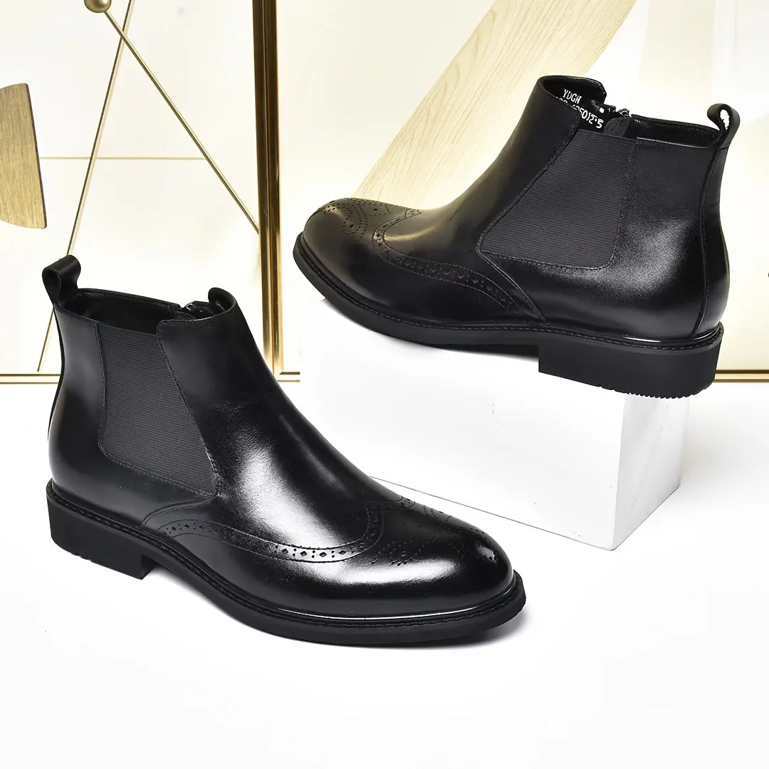 Plus Size Mens WaterResistant Chelsea Boots