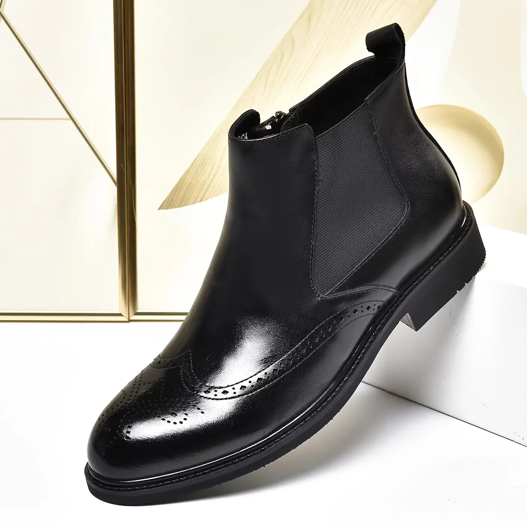 Plus Size Mens WaterResistant Chelsea Boots